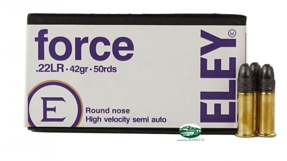 ELEY munizioni cal.22lr Force - MUNIZIONI - MUNIZIONI CAL.22 LR ed