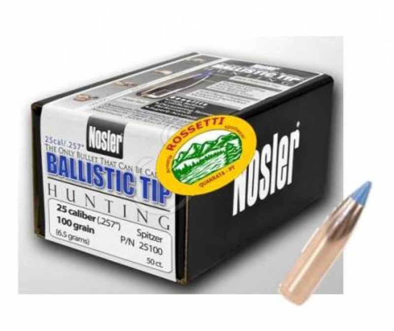 NOSLER palle BALLISTIC TIP cal.257 - 100gr  25100
