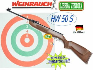 WEIHRAUCH HW 50-S Cal.4,5mm libera vendita