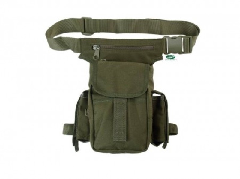 MILSPEC Marsupio verde a coscia