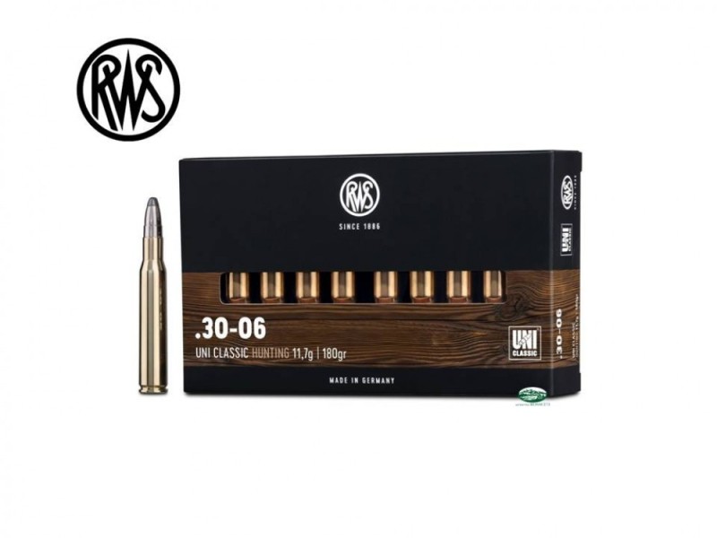 RWS munizioni cal.30-06 palla UNI CLASSIC 180GR