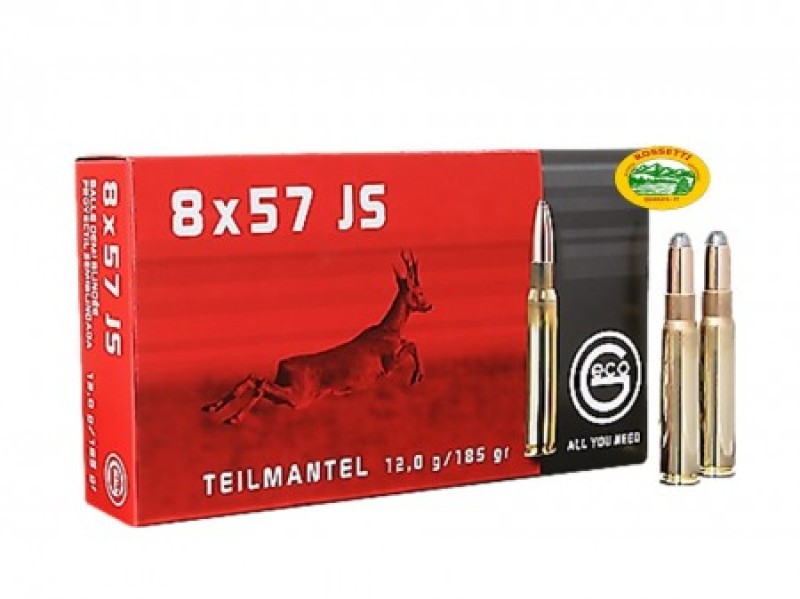 GECO munizioni cal. 8X57 JS  TM.185gr