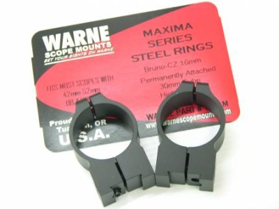 WARNE anelli 30 mm alti x CZ 550 