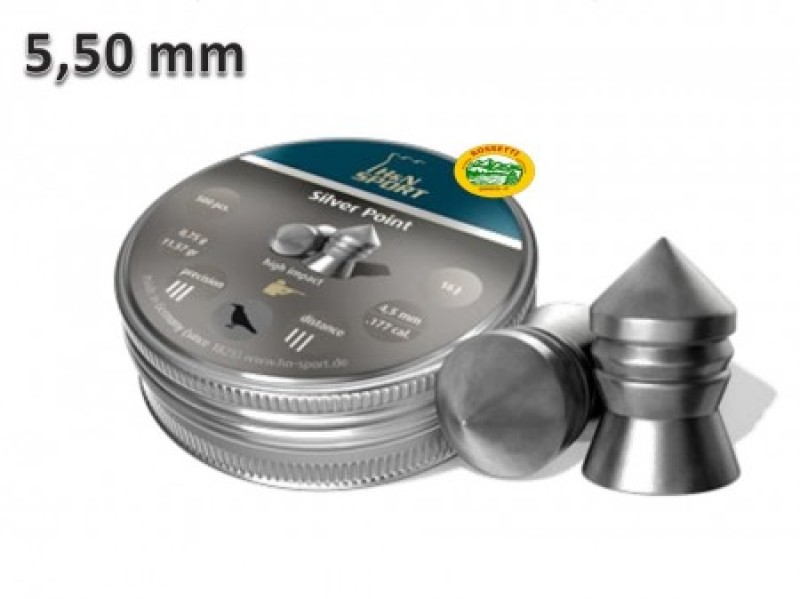 H&N SPORT Pallini SILVER POINT cal. 5,50mm 1,11gr