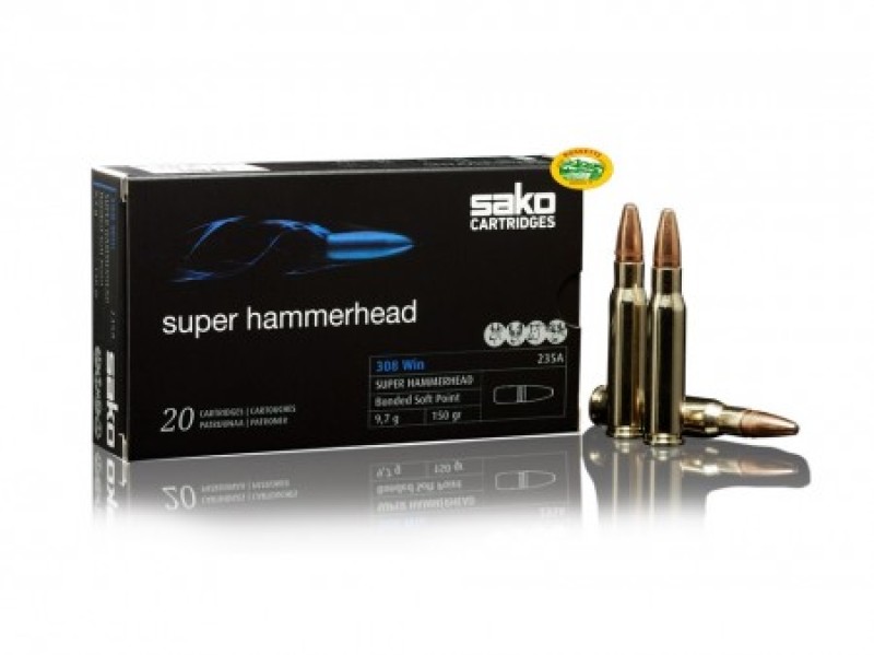SAKO munizioni cal. 30-06 spr. 180 gr. SUPER HAMMERHEAD 236A