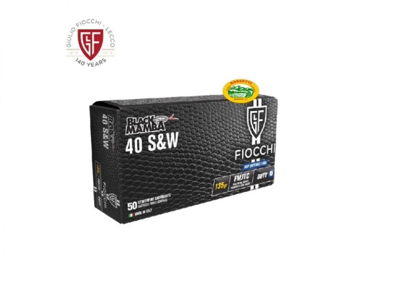 FIOCCHI Munizioni cal.40 SW Black Mamba 