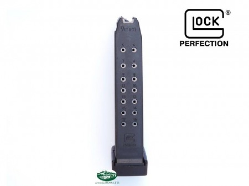 GLOCK Caricatore mod.17 gen 3-4 5 cal.9 mm 19 colpi
