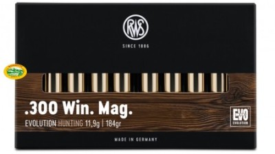 RWS munizioni cal.300 Win Mag EVOLUTION 184gr