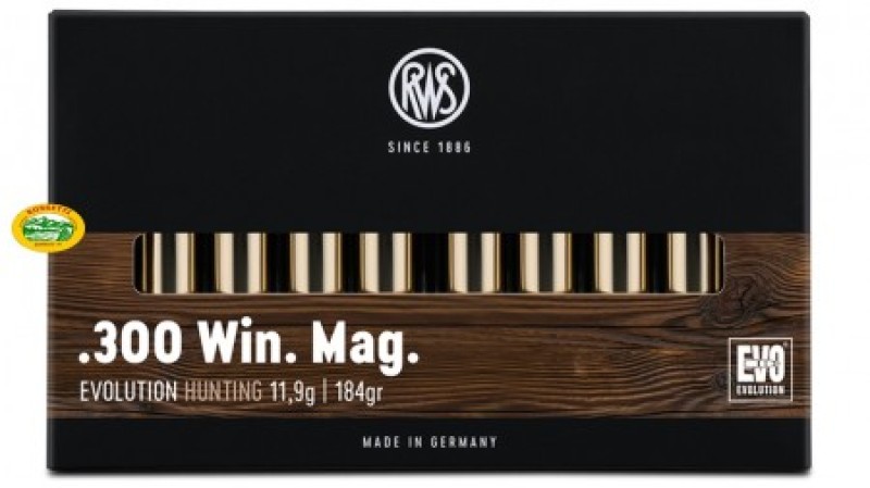 RWS munizioni cal.300 Win Mag EVOLUTION 184gr