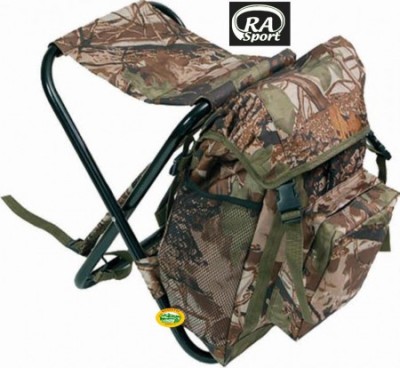 RA SPORT sgabello con zaino camo BC35Z