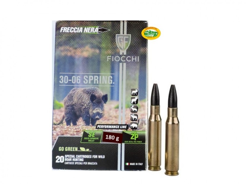 FIOCCHI munizioni cal.30-06 palla 180gr - FRECCIA NERA