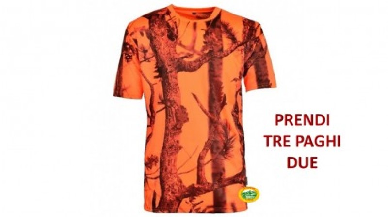 PERCUSSION T-shirt fluo camo