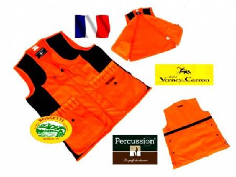PERCUSSION Gilet Stronger arancio 
