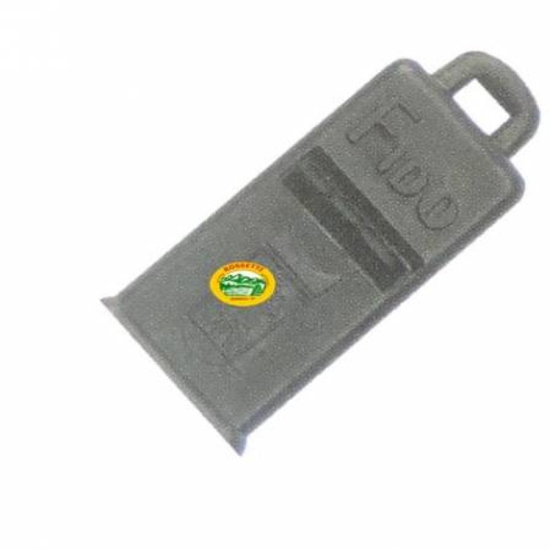 HTG FISCHIETTO PIATTO PLASTICA NERO