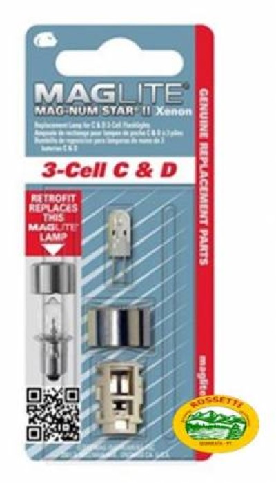 MAGLITE Lampadine ricambio serie 3-cell C&D