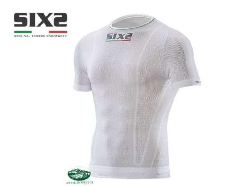 SIX2 T-Shirt intima bianca manica corta