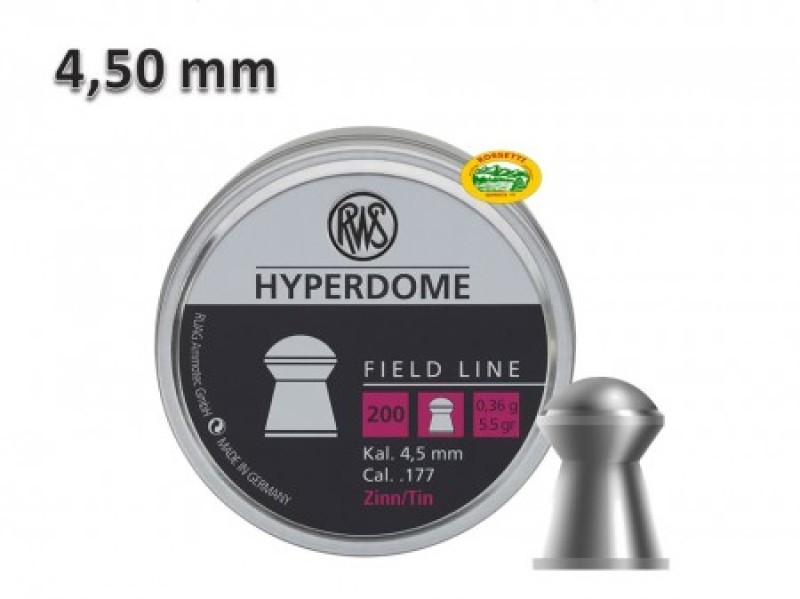 RWS Pallini HYPERDOME cal.4,50mm 0,36gr