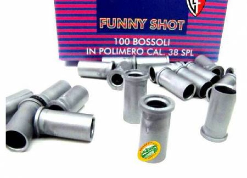 FIOCCHI Bossoli cal.38SPL FUNNY SHOT Polimero 