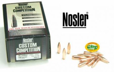 NOSLER palle CUSTOM COMPETITION cal.308 - 190gr HPBT conf.250pz.