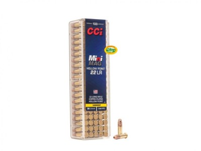 CCI Munizioni cal. 22LR Mini-Mag ramata 36gr HP