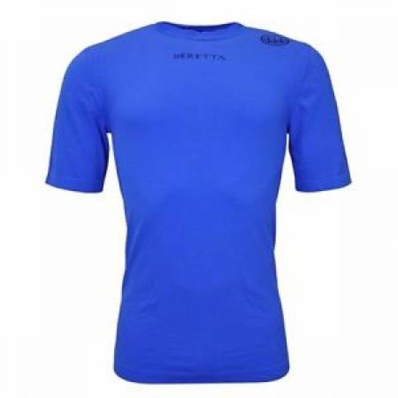 BERETTA T-shirt blu manica corta