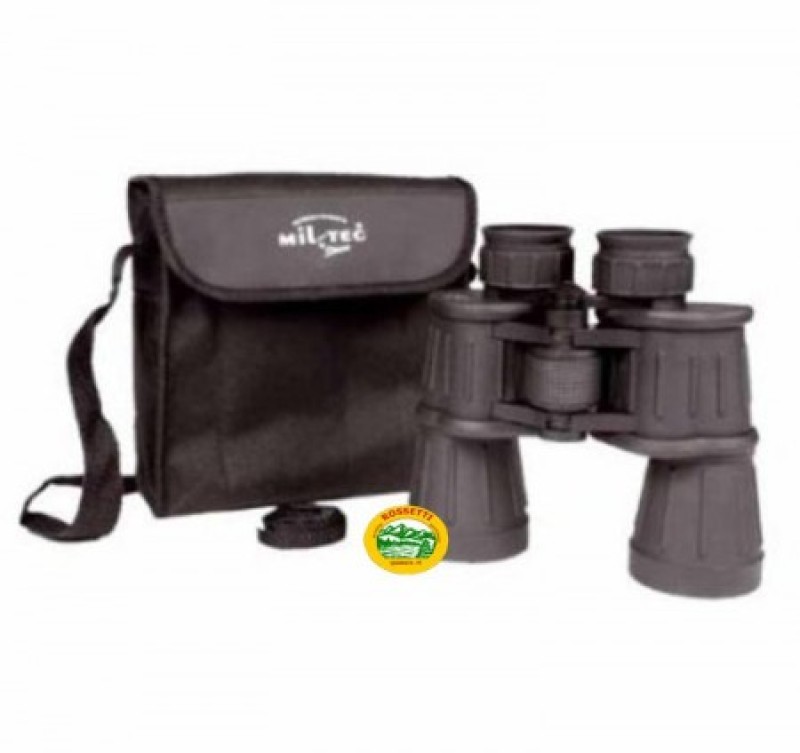 MILSPEC Binocolo 7x50 gommato nero