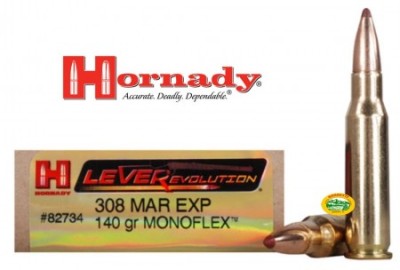 HORNADY munizioni cal.308 marlin express LEVER EVOLUTION MONOFLEX 140gr 82734