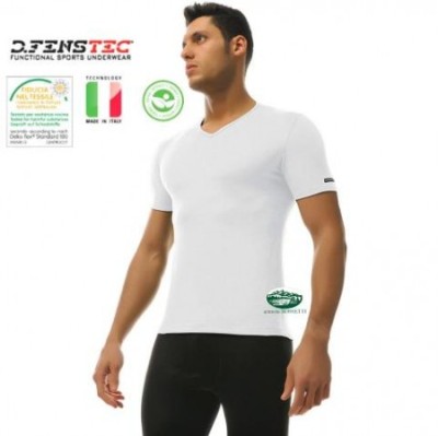 DFENSTEC Maglia scollo a V bianca