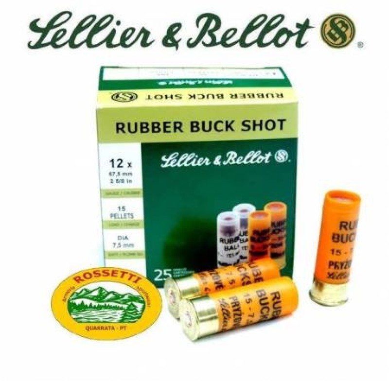 SELLIER & B Buck Shot cal.12 pallettoni gomma