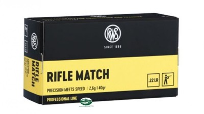 RWS munizioni cal.22 lr Rifle Match 