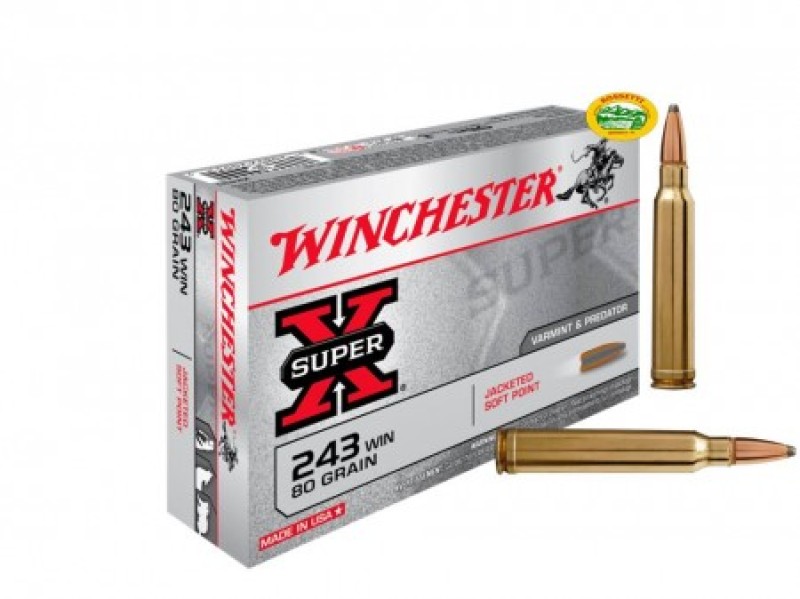 WINCHESTER munizioni cal.243 win SOFT POINT 80 gr.