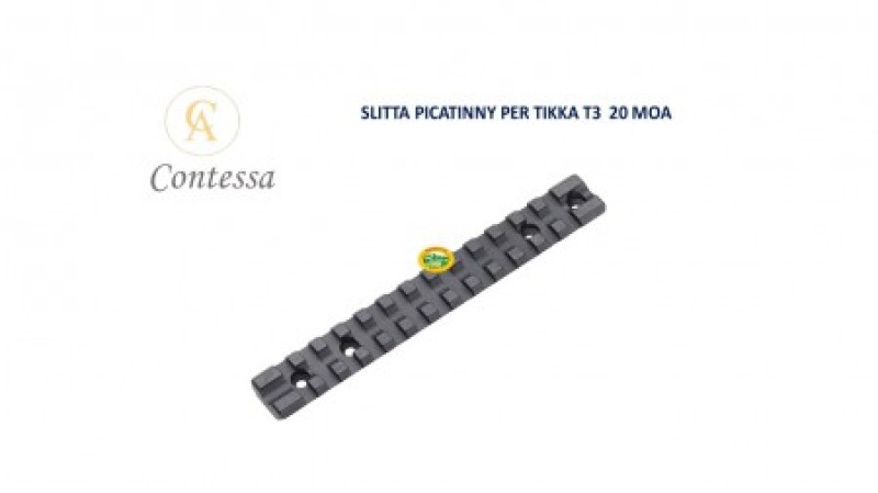 CONTESSA BASE PICATINNY PER TIKKA T3 - 20 MOA