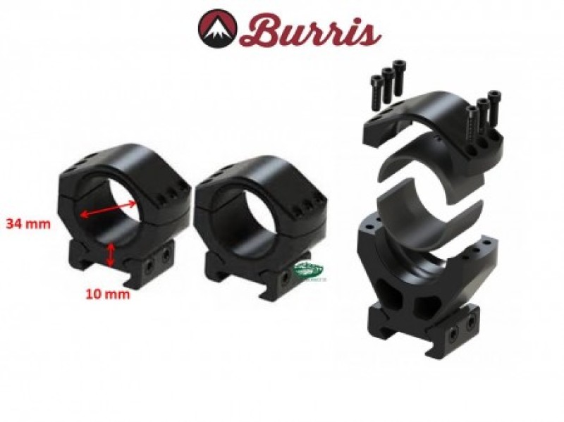 BURRIS Anelli XTR SIGNATURE 34 mm MEDI 420210