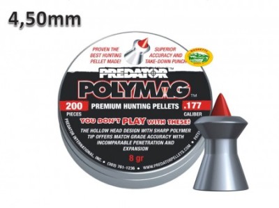 JSB Pallini PREDATOR POLYMAG cal.4,50mm 0,52gr