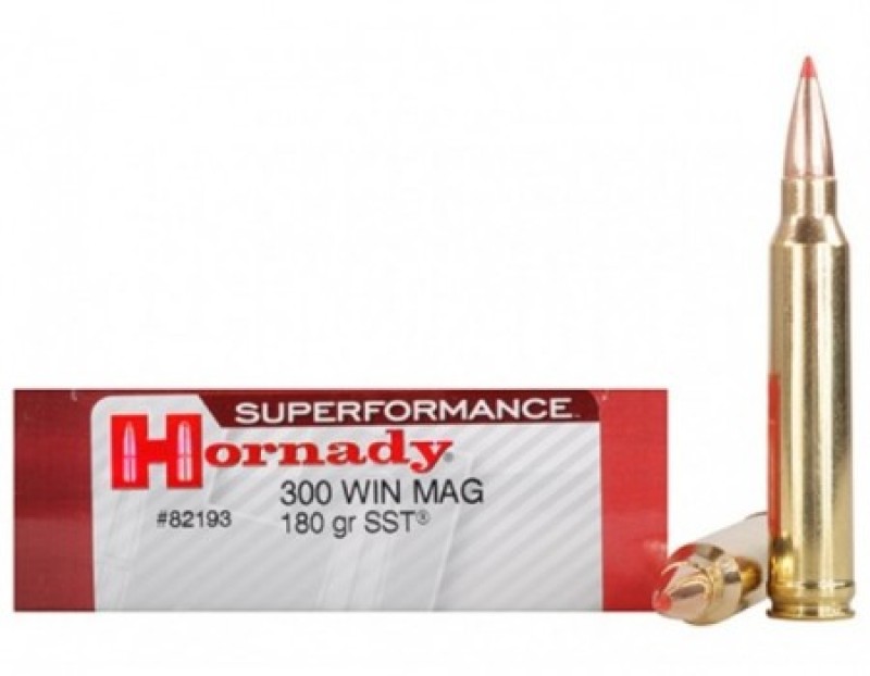 HORNADY munizioni cal.300 win.mag. SUPERFORMANCE SST180 gr. 82193
