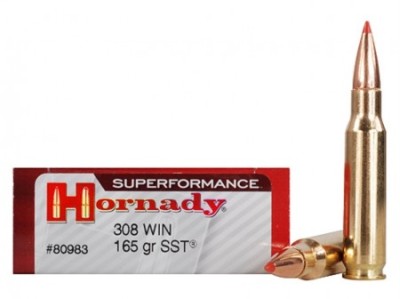 HORNADY munizioni cal.308 win SUPERFORMANCE 165gr SST 80983