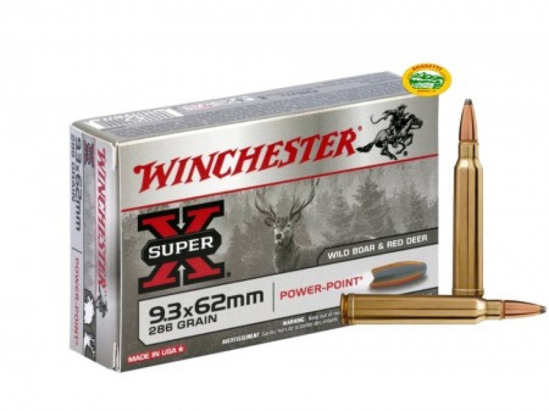 WINCHESTER munizioni cal.9,3X62 POWER POINT 286gr. 