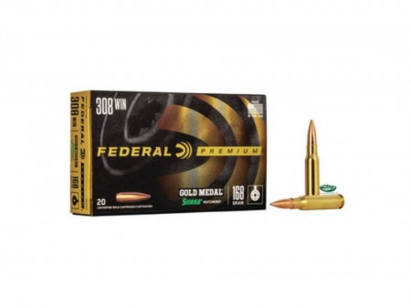 FEDERAL munizioni cal.308 win Gold Medal 168 gr.Sierra GM308M