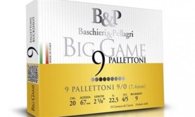 BASCHIERI & P BIG GAME 9 pallettoni cal.20 gr.22.5 fiber 9/0