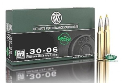 RWS Munizioni cal.30-06 EVO GREEN 136gr