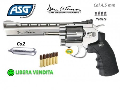 ASG DAN WESSON 6 CO2 cal.4,5mm - pallini diabolo  - IAA114