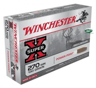 WINCHESTER munizioni cal.270 win POWER POINT 130 gr.