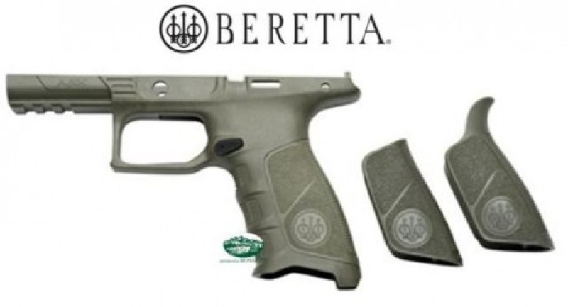 BERETTA Kit impugnatura e dorsalini APX green