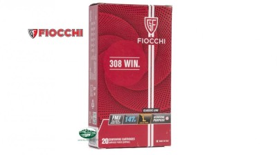 FIOCCHI munizioni cal.308 win palla FMJ 147gr LL