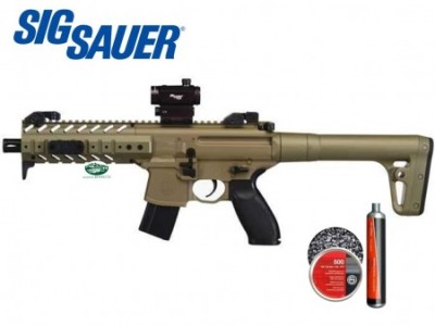 SIG SAUER MPX  RED DOT CO2 CAL.4.5 DESERT
