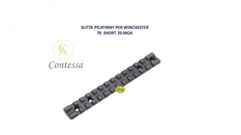 CONTESSA BASE PICATINNY PER WINCHESTER 70 SHORT 20 MOA 