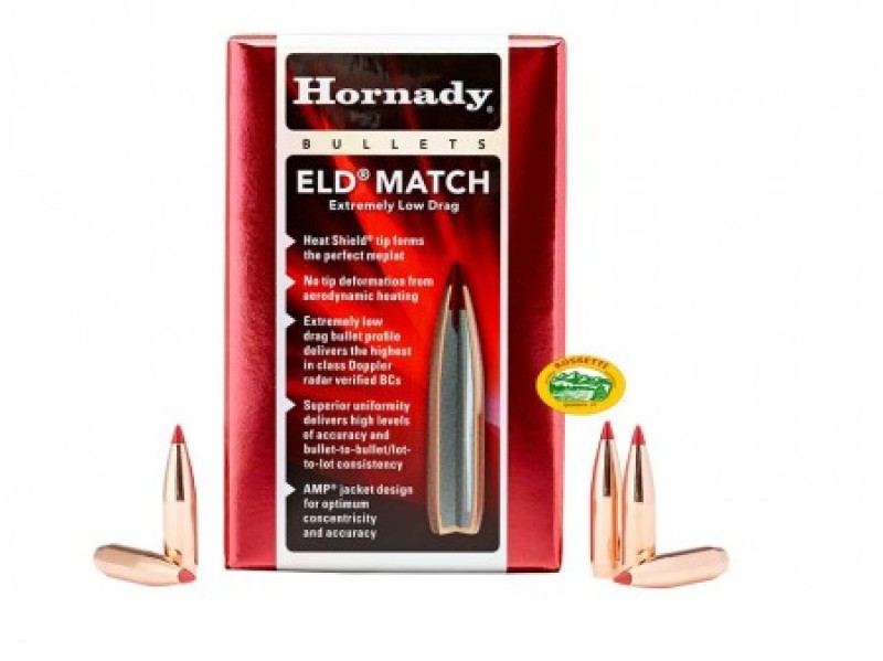 HORNADY Palle ELD MATCH cal.6,5 ( 264 ) 140 gr - 26331
