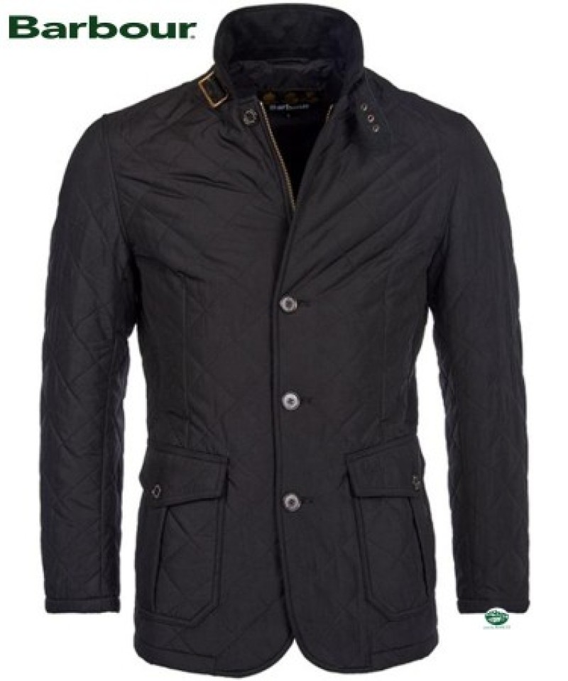 BARBOUR giacca Quilted Lutz jacket blu NY71