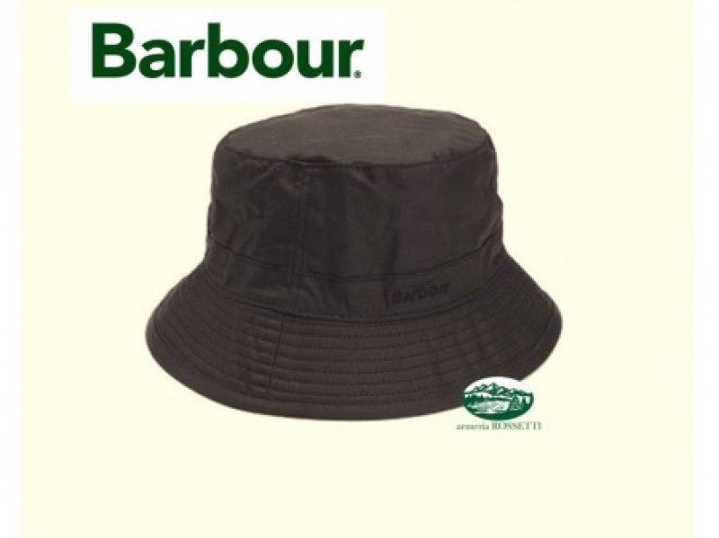 BARBOUR Cappello wax sports black