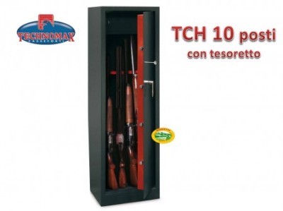 TECHNOMAX armadio 10 posti con tesoretto TCH/10